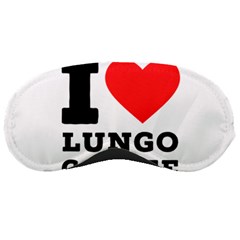 I Love Lungo Coffee  Sleeping Mask by ilovewhateva