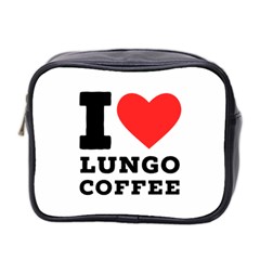 I Love Lungo Coffee  Mini Toiletries Bag (two Sides) by ilovewhateva