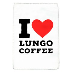 I Love Lungo Coffee  Removable Flap Cover (l) by ilovewhateva