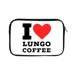 I Love Lungo Coffee  Apple Ipad Mini Zipper Cases by ilovewhateva