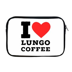 I Love Lungo Coffee  Apple Macbook Pro 17  Zipper Case by ilovewhateva