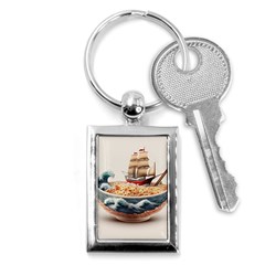 Noodles Pirate Chinese Food Food Key Chain (rectangle)