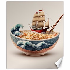 Noodles Pirate Chinese Food Food Canvas 8  X 10 