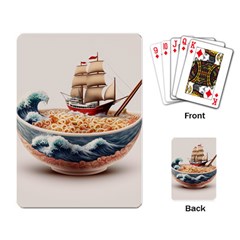 Noodles Pirate Chinese Food Food Playing Cards Single Design (rectangle)