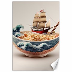 Noodles Pirate Chinese Food Food Canvas 20  X 30 