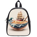 Noodles Pirate Chinese Food Food School Bag (Small) Front