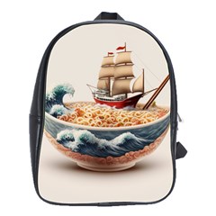 Noodles Pirate Chinese Food Food School Bag (large) by Ndabl3x