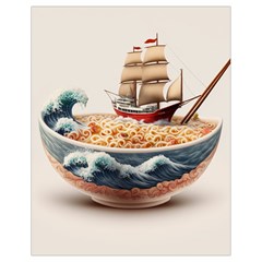 Noodles Pirate Chinese Food Food Drawstring Bag (small) by Ndabl3x