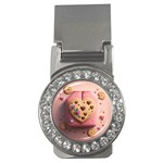 Cookies Valentine Heart Holiday Gift Love Money Clips (CZ)  Front