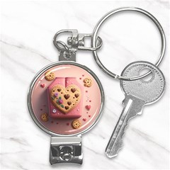 Cookies Valentine Heart Holiday Gift Love Nail Clippers Key Chain by Ndabl3x