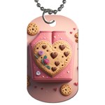 Cookies Valentine Heart Holiday Gift Love Dog Tag (One Side) Front