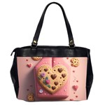 Cookies Valentine Heart Holiday Gift Love Oversize Office Handbag (2 Sides) Back