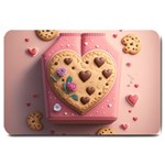 Cookies Valentine Heart Holiday Gift Love Large Doormat 30 x20  Door Mat