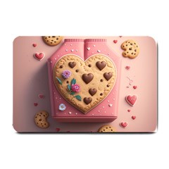 Cookies Valentine Heart Holiday Gift Love Small Doormat by Ndabl3x