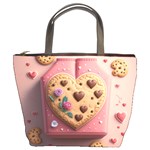 Cookies Valentine Heart Holiday Gift Love Bucket Bag Front