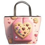 Cookies Valentine Heart Holiday Gift Love Bucket Bag Back