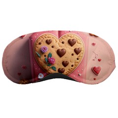 Cookies Valentine Heart Holiday Gift Love Sleeping Mask by Ndabl3x