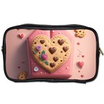 Cookies Valentine Heart Holiday Gift Love Toiletries Bag (Two Sides) Front