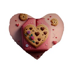 Cookies Valentine Heart Holiday Gift Love Standard 16  Premium Heart Shape Cushions