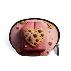 Cookies Valentine Heart Holiday Gift Love Accessory Pouch (small) by Ndabl3x