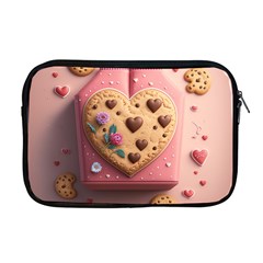 Cookies Valentine Heart Holiday Gift Love Apple Macbook Pro 17  Zipper Case