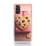 Cookies Valentine Heart Holiday Gift Love Samsung Galaxy S20 6.2 Inch TPU UV Case Front