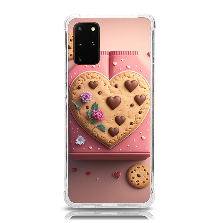 Cookies Valentine Heart Holiday Gift Love Samsung Galaxy S20Plus 6.7 Inch TPU UV Case