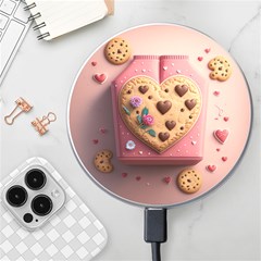 Cookies Valentine Heart Holiday Gift Love Wireless Fast Charger(white) by Ndabl3x