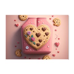 Cookies Valentine Heart Holiday Gift Love Crystal Sticker (a4) by Ndabl3x