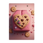 Cookies Valentine Heart Holiday Gift Love A5 Acrylic Clipboard Back