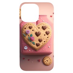 Cookies Valentine Heart Holiday Gift Love Iphone 14 Pro Max Black Uv Print Case