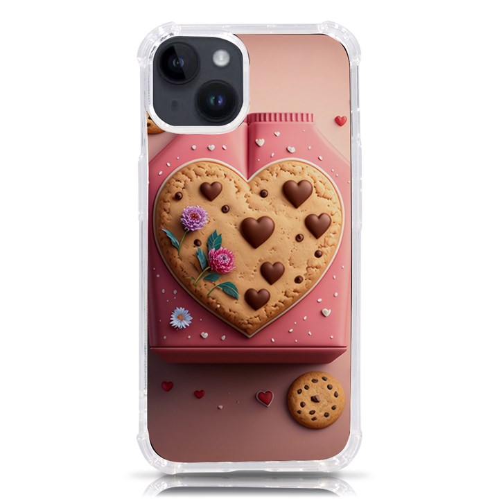 Cookies Valentine Heart Holiday Gift Love iPhone 14 TPU UV Print Case