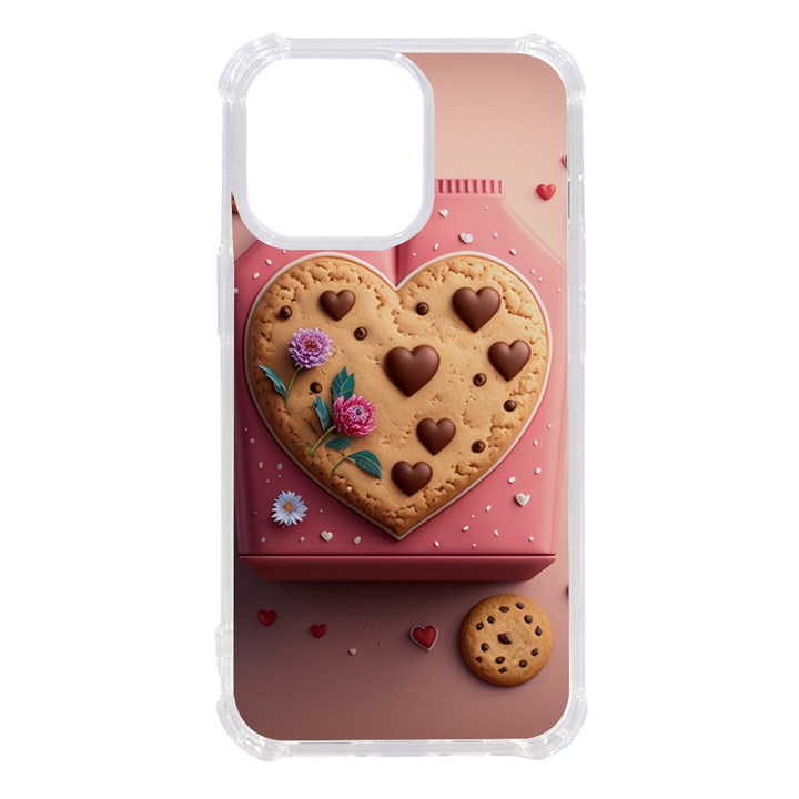 Cookies Valentine Heart Holiday Gift Love iPhone 13 Pro TPU UV Print Case