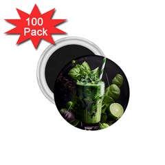 Drink Spinach Smooth Apple Ginger 1 75  Magnets (100 Pack)  by Ndabl3x