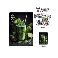 Drink Spinach Smooth Apple Ginger Playing Cards 54 Designs (mini) by Ndabl3x