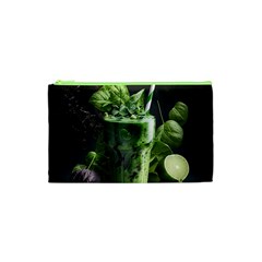 Drink Spinach Smooth Apple Ginger Cosmetic Bag (xs) by Ndabl3x