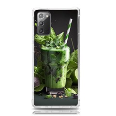 Drink Spinach Smooth Apple Ginger Samsung Galaxy Note 20 Tpu Uv Case by Ndabl3x