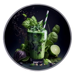 Drink Spinach Smooth Apple Ginger Wireless Fast Charger(white) by Ndabl3x