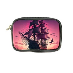 Ship Pirate Adventure Landscape Ocean Sun Heaven Coin Purse