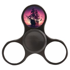 Ship Pirate Adventure Landscape Ocean Sun Heaven Finger Spinner by Ndabl3x