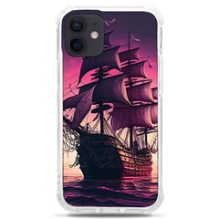 Ship Pirate Adventure Landscape Ocean Sun Heaven Iphone 12 Mini Tpu Uv Print Case	 by Ndabl3x