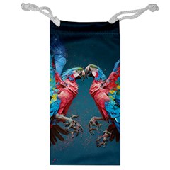 Birds Parrots Love Ornithology Species Fauna Jewelry Bag by Ndabl3x