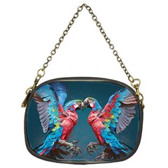 Birds Parrots Love Ornithology Species Fauna Chain Purse (two Sides) by Ndabl3x