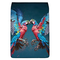 Birds Parrots Love Ornithology Species Fauna Removable Flap Cover (l) by Ndabl3x