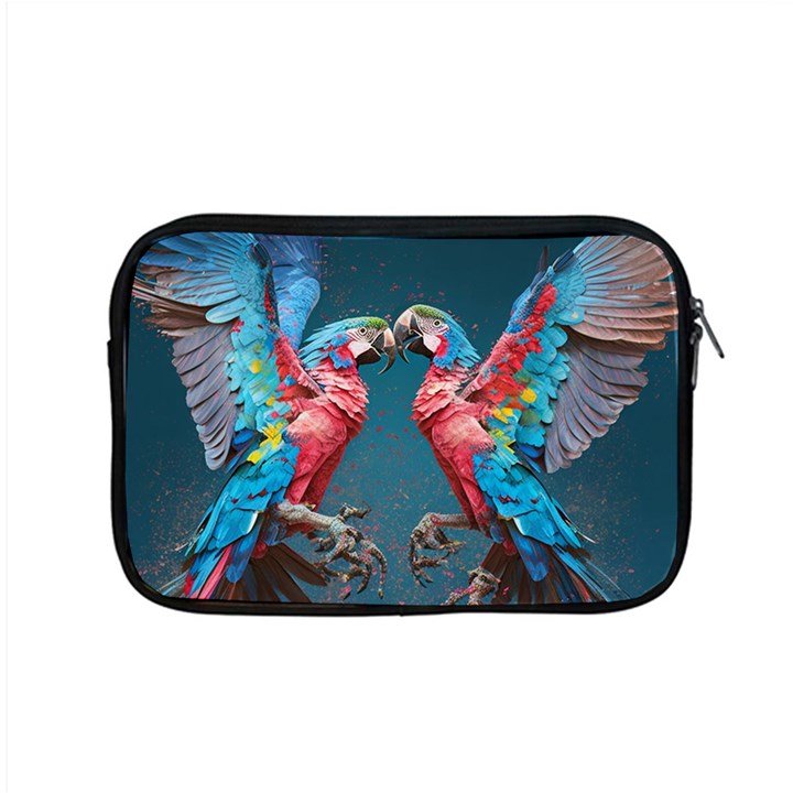 Birds Parrots Love Ornithology Species Fauna Apple MacBook Pro 15  Zipper Case