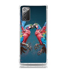 Birds Parrots Love Ornithology Species Fauna Samsung Galaxy Note 20 Tpu Uv Case by Ndabl3x