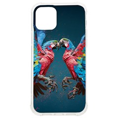 Birds Parrots Love Ornithology Species Fauna Iphone 12/12 Pro Tpu Uv Print Case by Ndabl3x