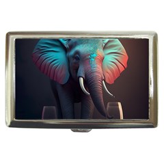 Elephant Tusks Trunk Wildlife Africa Cigarette Money Case by Ndabl3x