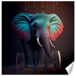 Elephant Tusks Trunk Wildlife Africa Canvas 12  x 12  11.4 x11.56  Canvas - 1