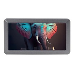 Elephant Tusks Trunk Wildlife Africa Memory Card Reader (mini) by Ndabl3x